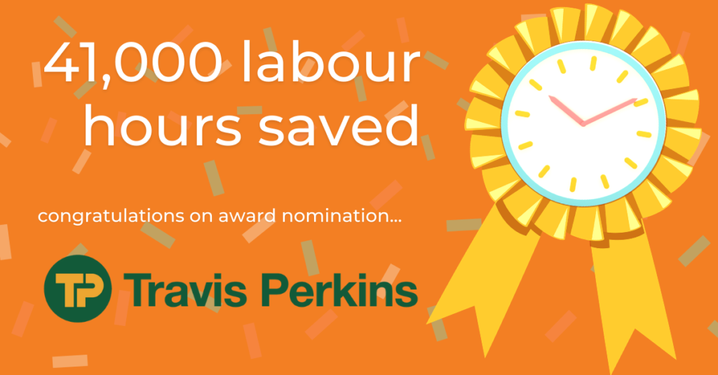 Image: Congratulations to our client, Travis Perkins, on the award nomination